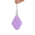 Autism Stress Relief Simple Dimple Keychain Fidget Toy Silicone