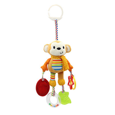 Crib 19*7.5cm Baby Hanging Rattles Toys Animal Bell